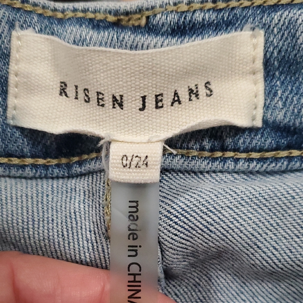 Risen Size 0/24 Women's Blue Denim Jeans
